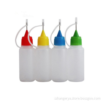 E-Liquid Empty 10ml Needle Bottle with Metal Needle